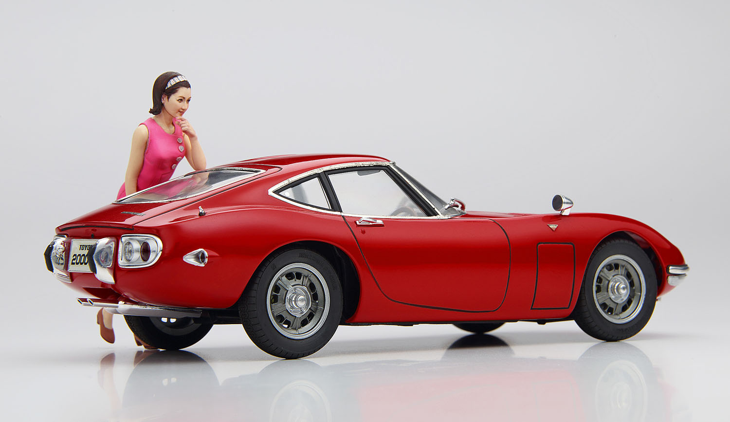 トヨタ 2000GT w/60's ガールズフィギュア | 株式会社 ハセガワ