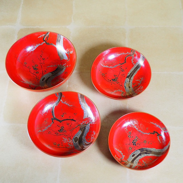 買*き様 特大62cm 朱漆蒔絵 亀尽図大盃 大杯 飾皿 縁起物 長寿 吉祥 骨