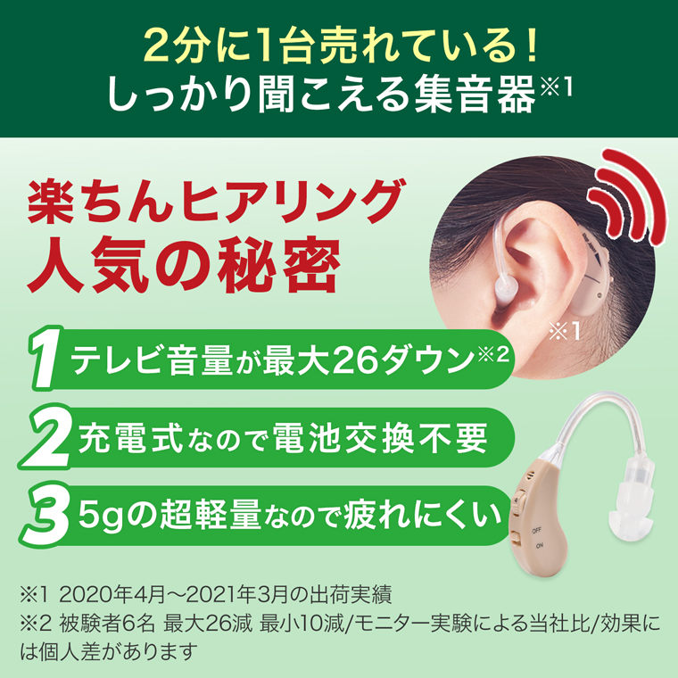 楽天市場】【公式】返品保証付 楽ちんヒアリング SK-05正規品 ベージュ