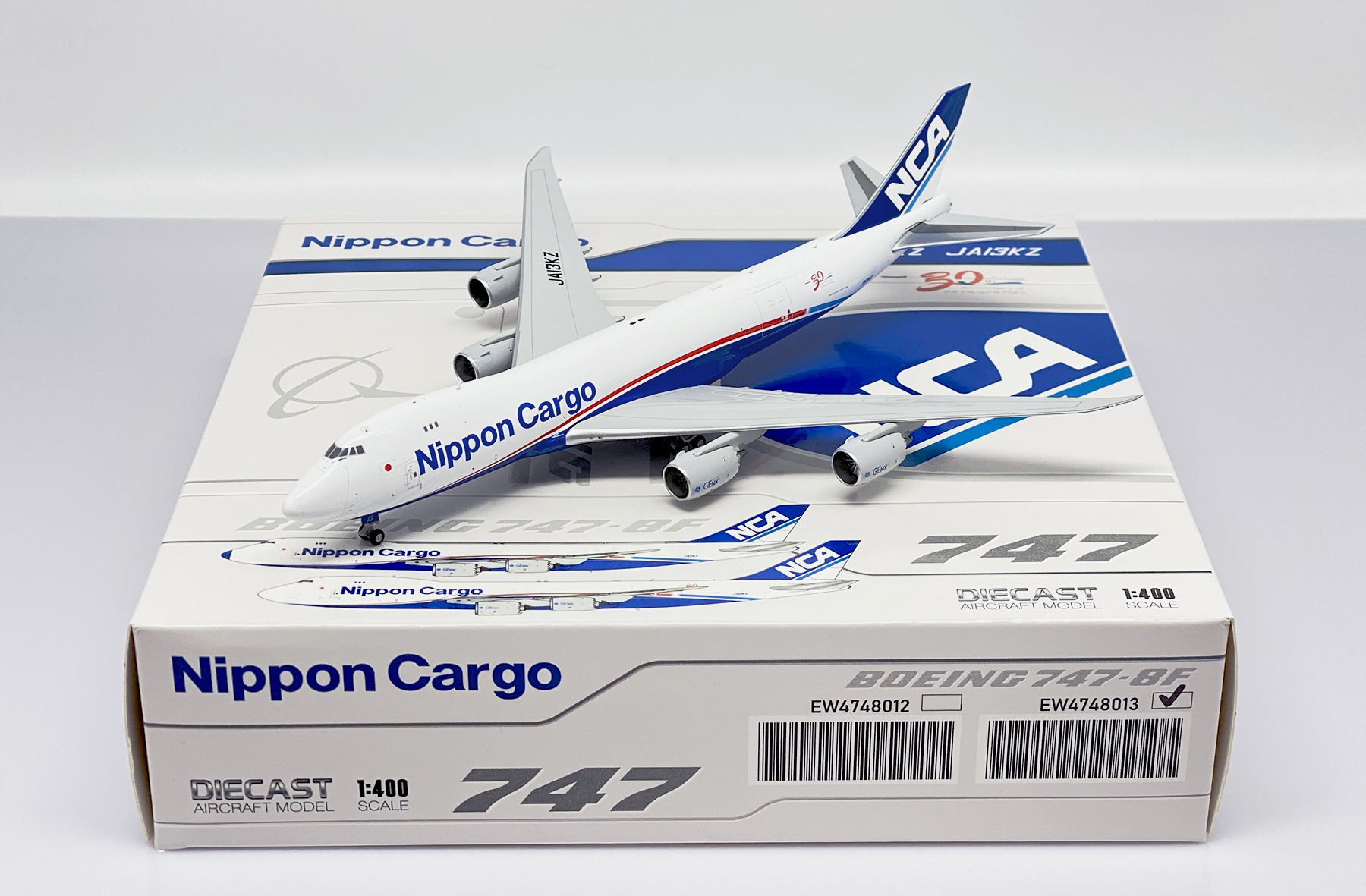 NCA 20周年記念モデル1/500スケール B747-400F 全日空商事 1/400 NCA 20