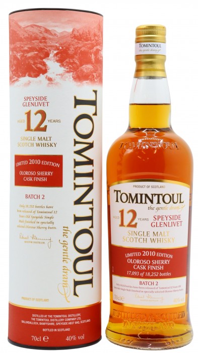 Tomintoul 12 Year Old Sherry Cask | Single Malt Scotch Whisky
