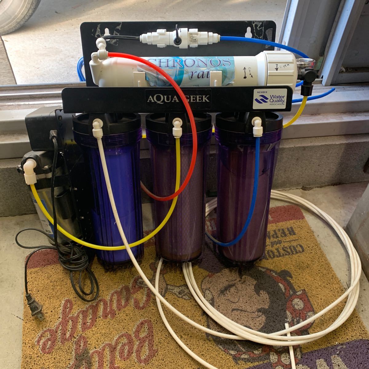 アクアギーククロノスレインRO浄水器加圧ポンプ