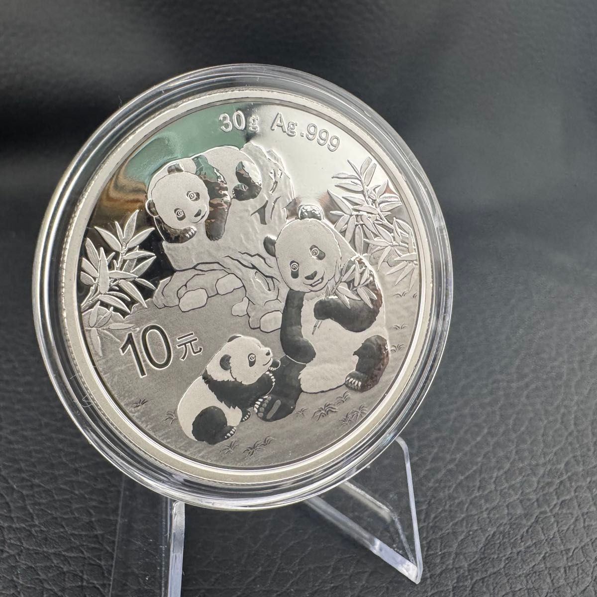 中国パンダ銀貨(1oz)お得な3枚セットカプセル入り 中国パンダ銀貨