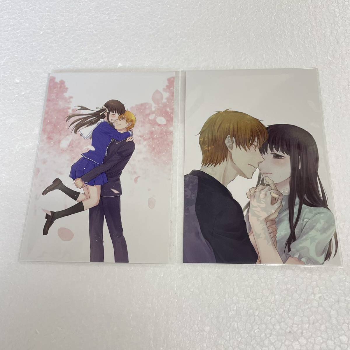 フルーツバスケット☆本田透＆草摩夾 ポストカード 2枚 コラボカフェ
