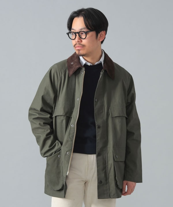 オイルなし バブアー ビデイル ビードネル S 34-36 セージ グリーン