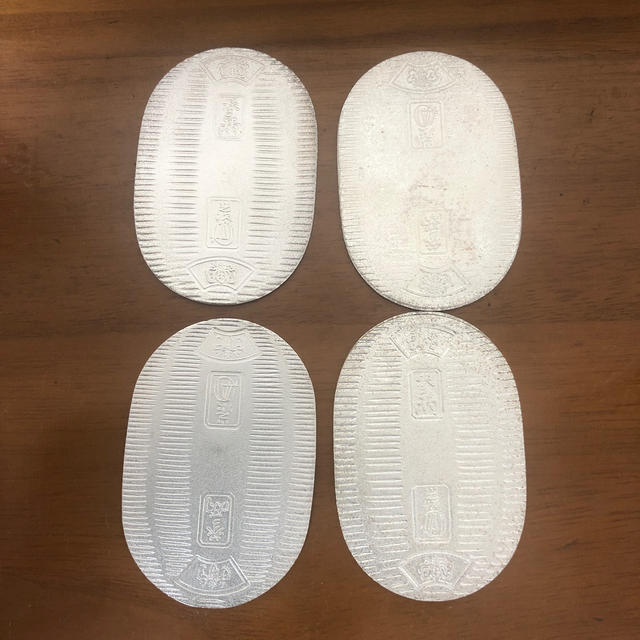 佐川急便純銀小判4枚 美術品/アンティーク