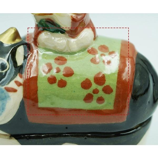 茶道具 香合 香合 楽 牛と童 伊東桂楽 桐箱 : 新古茶道具 さかい