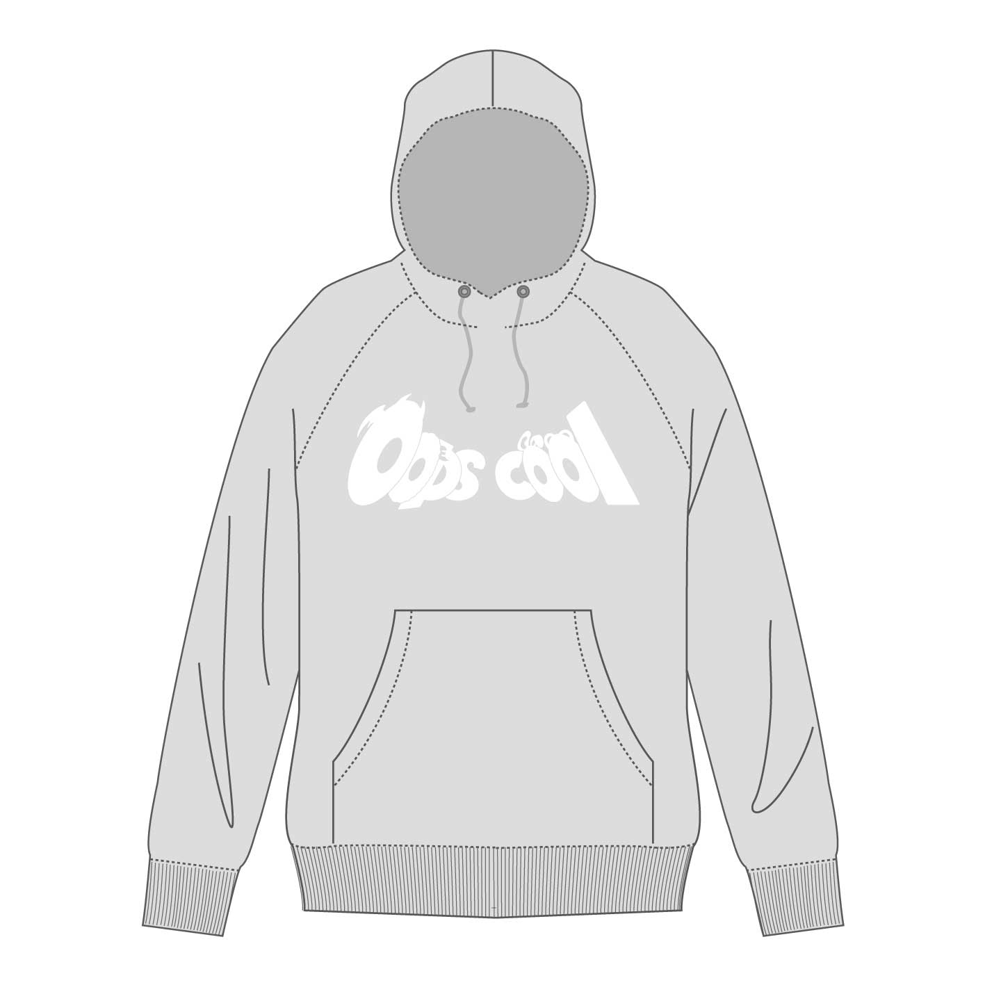 oops cool logo hoodie | oops cool | ROOFTOP ONLINE STORE