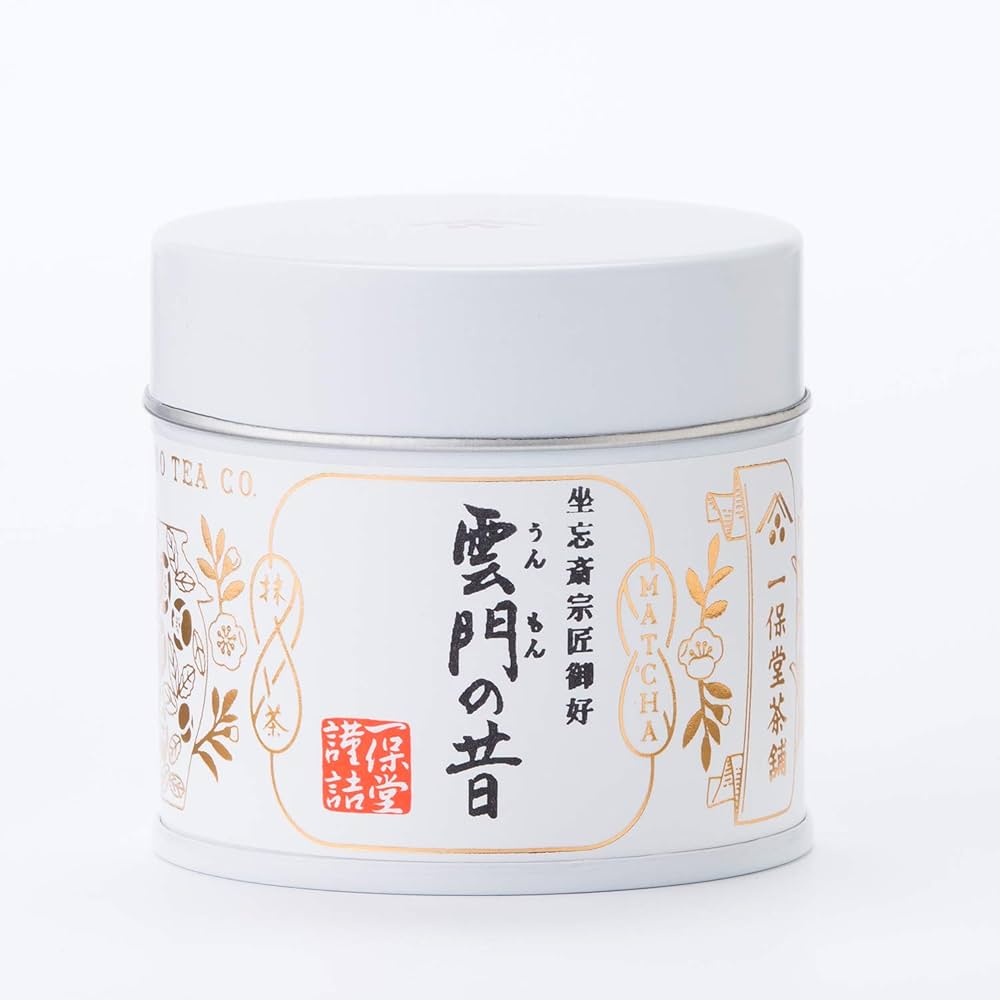 Amazon | 抹茶 一保堂茶舗 雲門の昔（うんもんのむかし）20g缶 | 日本