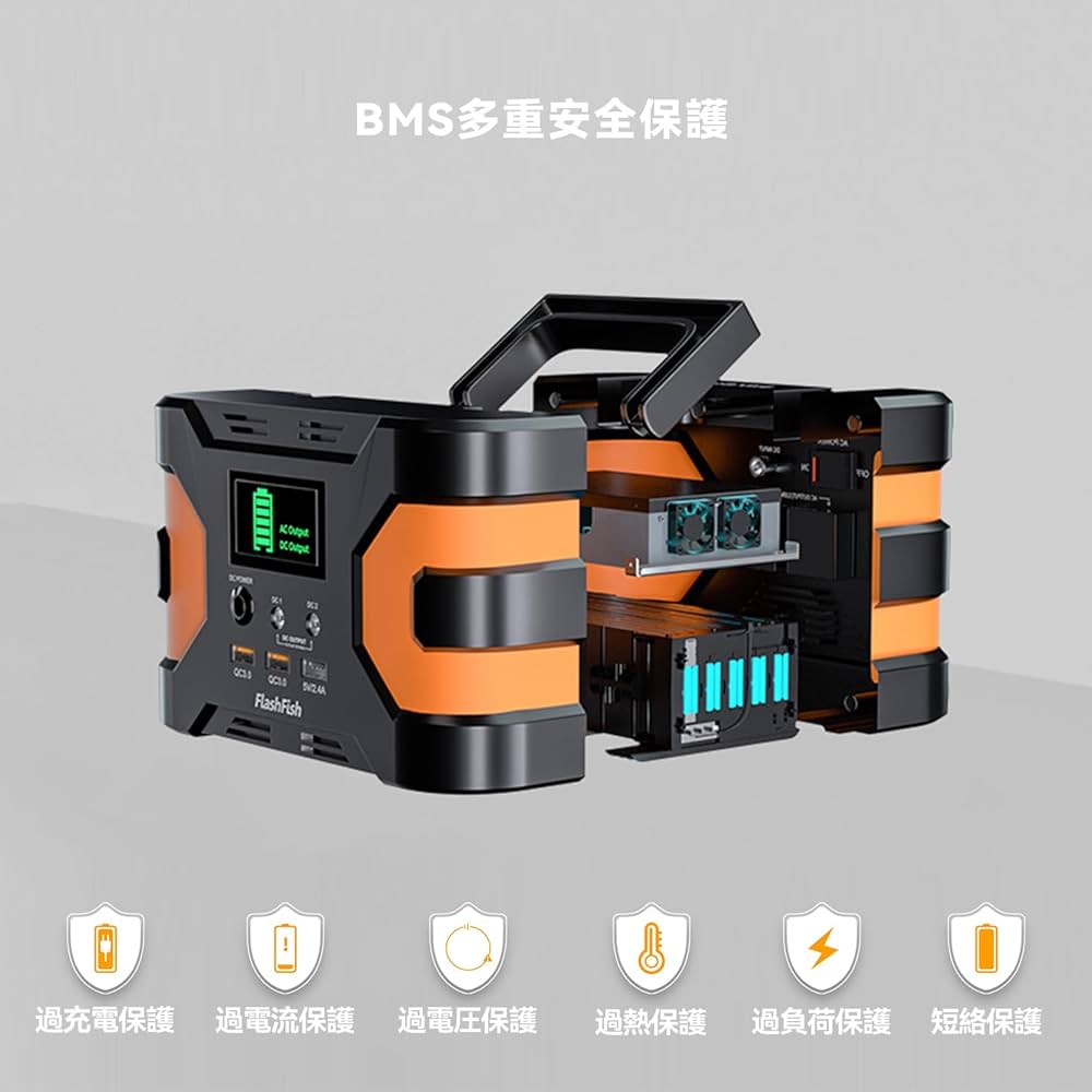 Amazon.co.jp: FlashFish ポータブル電源 大容量 家庭用蓄電池