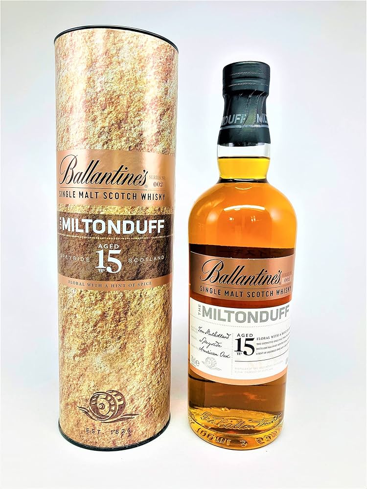 Amazon.co.jp: バランタイン シングルモルト ミルトンダフ 15年 40度