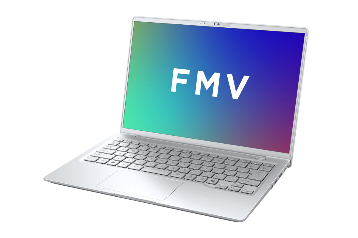 富士通「FMV」、家で持ち運び利用しやすい14型ノートPCと光学ドライブ
