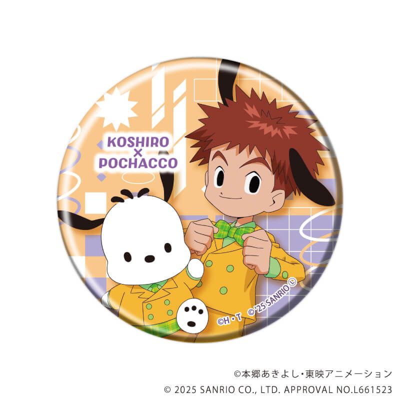 デジモンアドベンチャー×サンリオキャラクターズ｜缶バッジ「デジモン