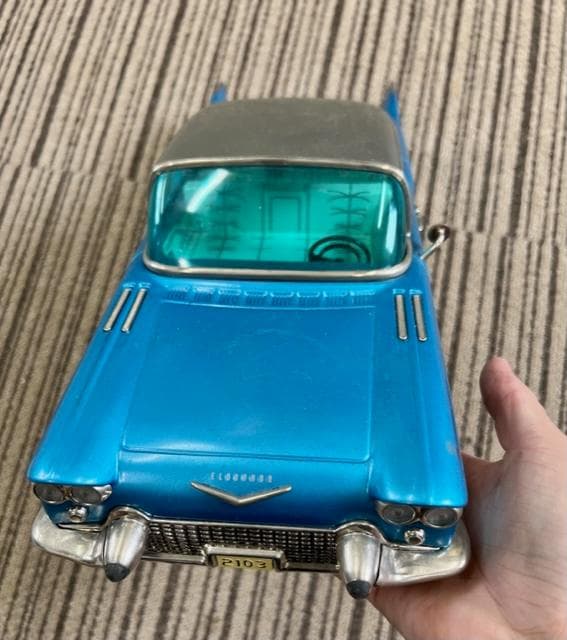 希少　マルサン製　キャデラックエルドラド　ブルー　非売品