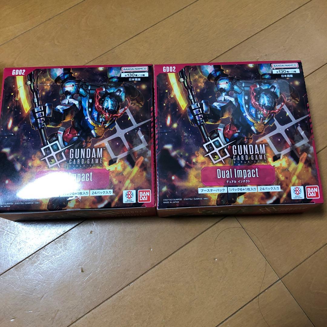 GUNDAMカードゲームのデュアルインパクト 2box - メルカリ