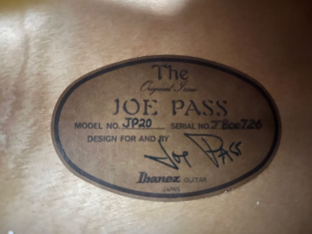 ギター Ibanez / JP20 Joe Pass Signature Model