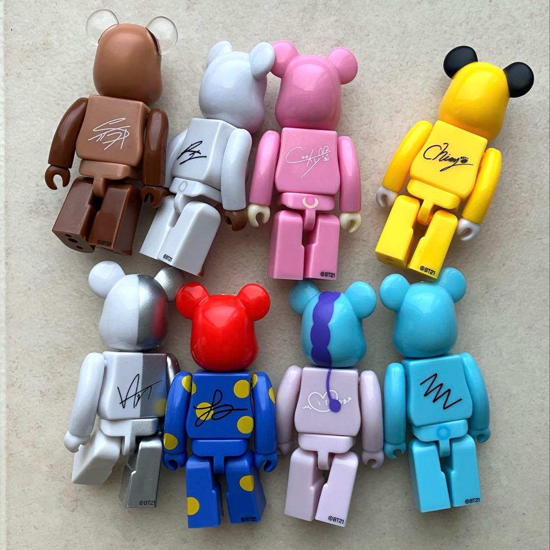 BTS ベアブリックBE@RBRICK BT21 公式 8体セット まとめ売り - メルカリ