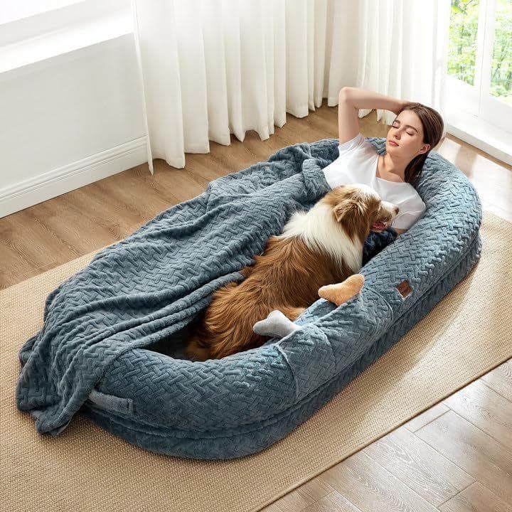 新品未使用★大型犬ヒューマンドッグベッド人間＆犬用ベッド 簡易ベッドにも 楽天市場】人間の犬用ベッド 人間用ドッグベッド ペットベッド 犬 冬