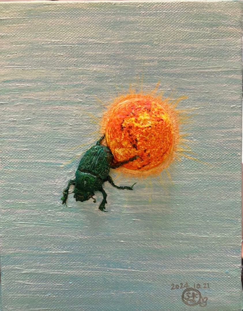 絵　絵画　かわいい　昆虫　動物　アート　インテリア　雑貨　おしゃれ　モダンアート