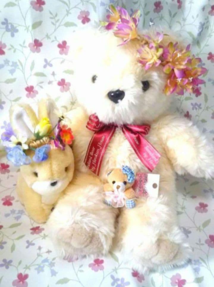 テディベア&うさぎ&ミニくま❣️仲良しセット 楽天市場】【セール30%OFF】プティマイン ププ＆テテぬいぐるみ