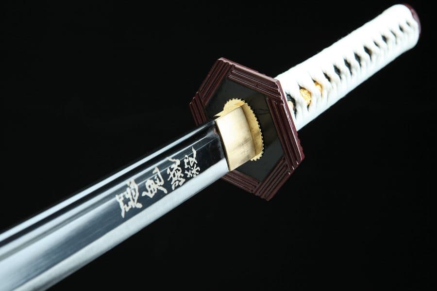 鬼滅の刃 福岡義勇 武具　刀装具　日本刀　模造刀　居合刀 手鍛造打 鑑賞用 武蔵