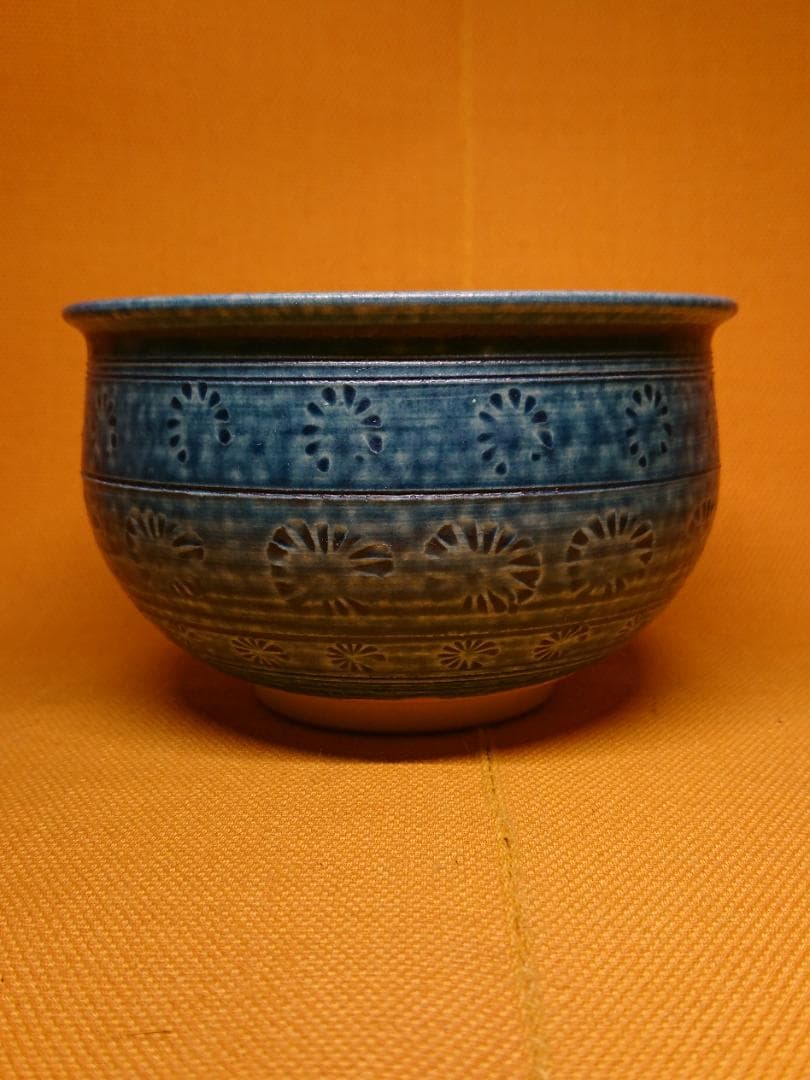 【美品】小鉢　丼鉢　青釉　陶器　置物　インテリア　工芸品　美術品　A3208 美品】小鉢 丼鉢 青釉 陶器 置物 インテリア 工芸品 美術品 A3208