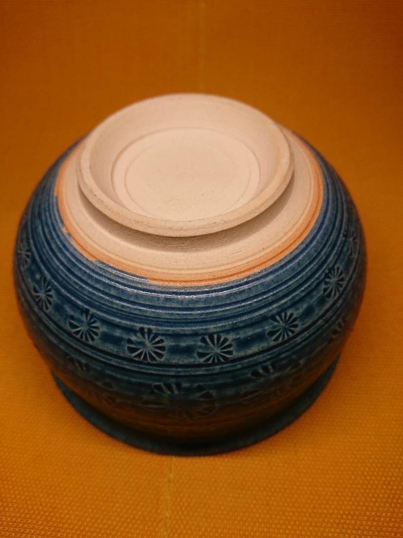 美品】小鉢 丼鉢 青釉 陶器 置物 インテリア 工芸品 美術品 A3208