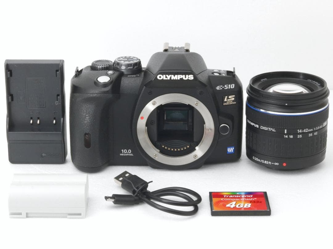0248【美品】OLYMPUS オリンパス E-510 +レンズ《S数580枚》