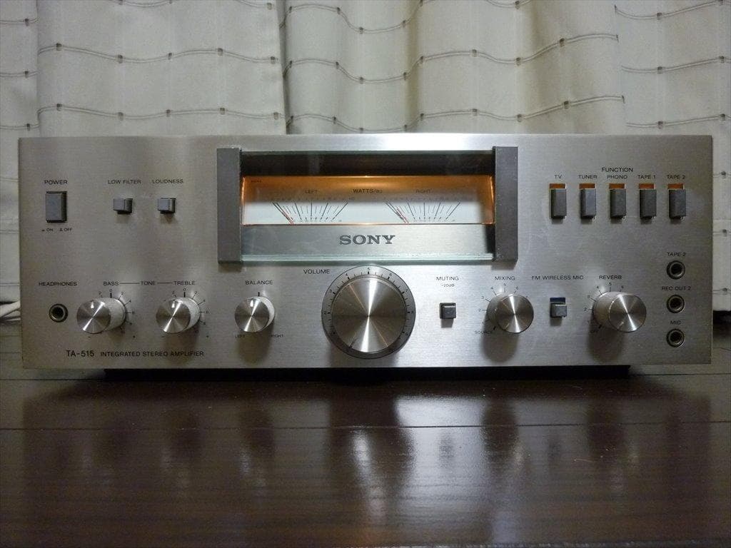 SONY ソニー プリメインアンプ TA-515 修理済 全機能動作 超美品 ソニー TA‐515 プリメイン・アンプ修理の巻 | ラジオクロネコのブログ
