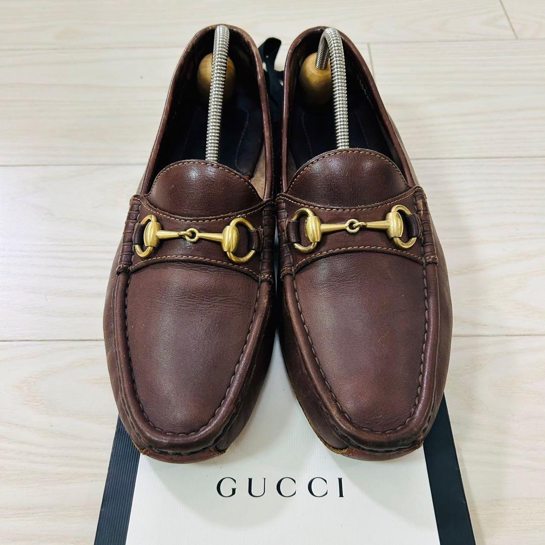 【即発送】グッチ GUCCI ホースビット　ドライビング　ローファー　メンズ