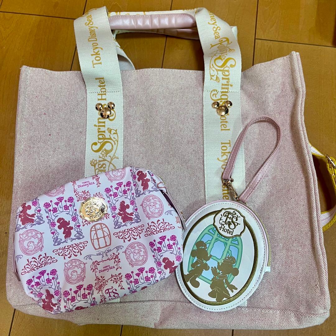 Disney 東京 ディズニー ファンタジースプリングス ホテル トートバッグ 公式】東京ディズニーシー・ファンタジースプリングスホテル宿泊者特典