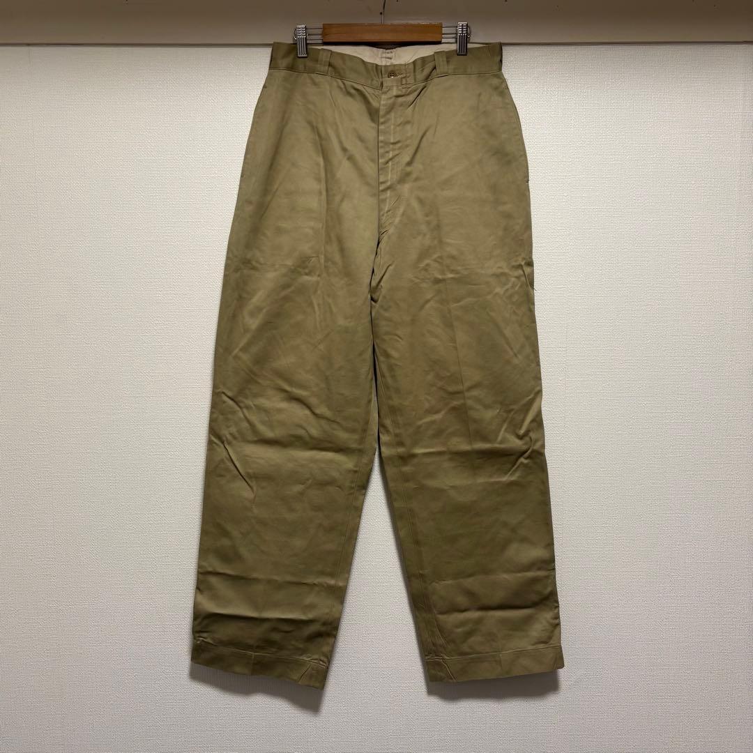 70s US.ARMY 軍チノ チノパン “ミントコンディション” US ARMY チノパン 70s 実物 アメリカ軍 ミントコンディショ