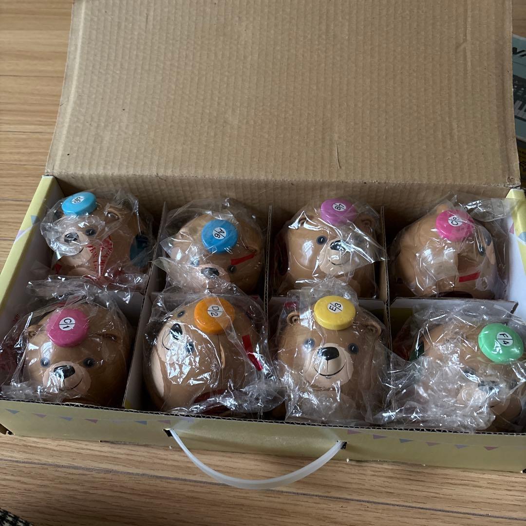 クマのデスクベル 楽天市場】キョーリツ ミュージックベル デスクベル 8音セット タッチ