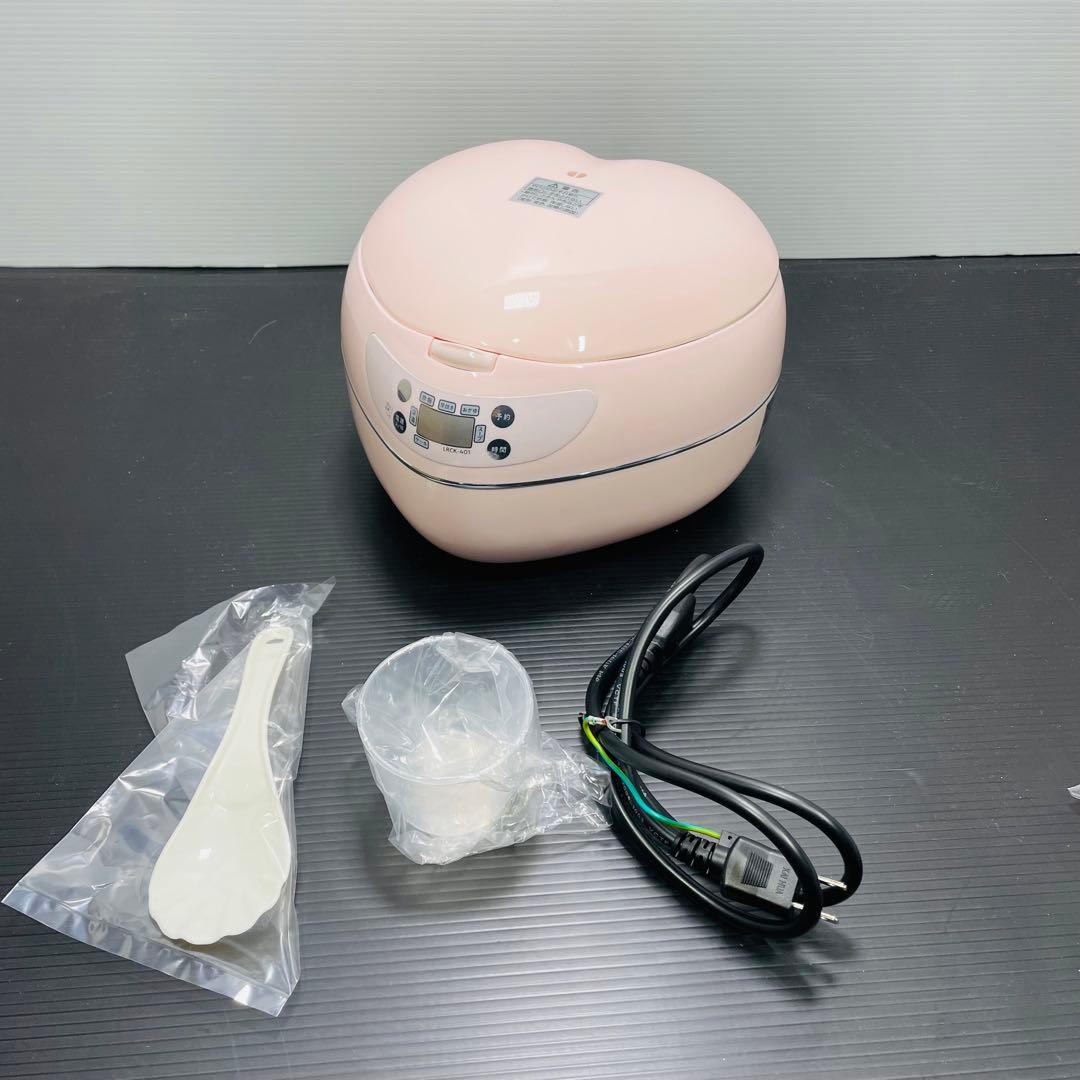 【送料込】アズマ　ハートライスクッカーLRCK-401 炊飯器 アズマ EAST ハート ライスクッカー LRCK-401-PK （ピンク） EAST