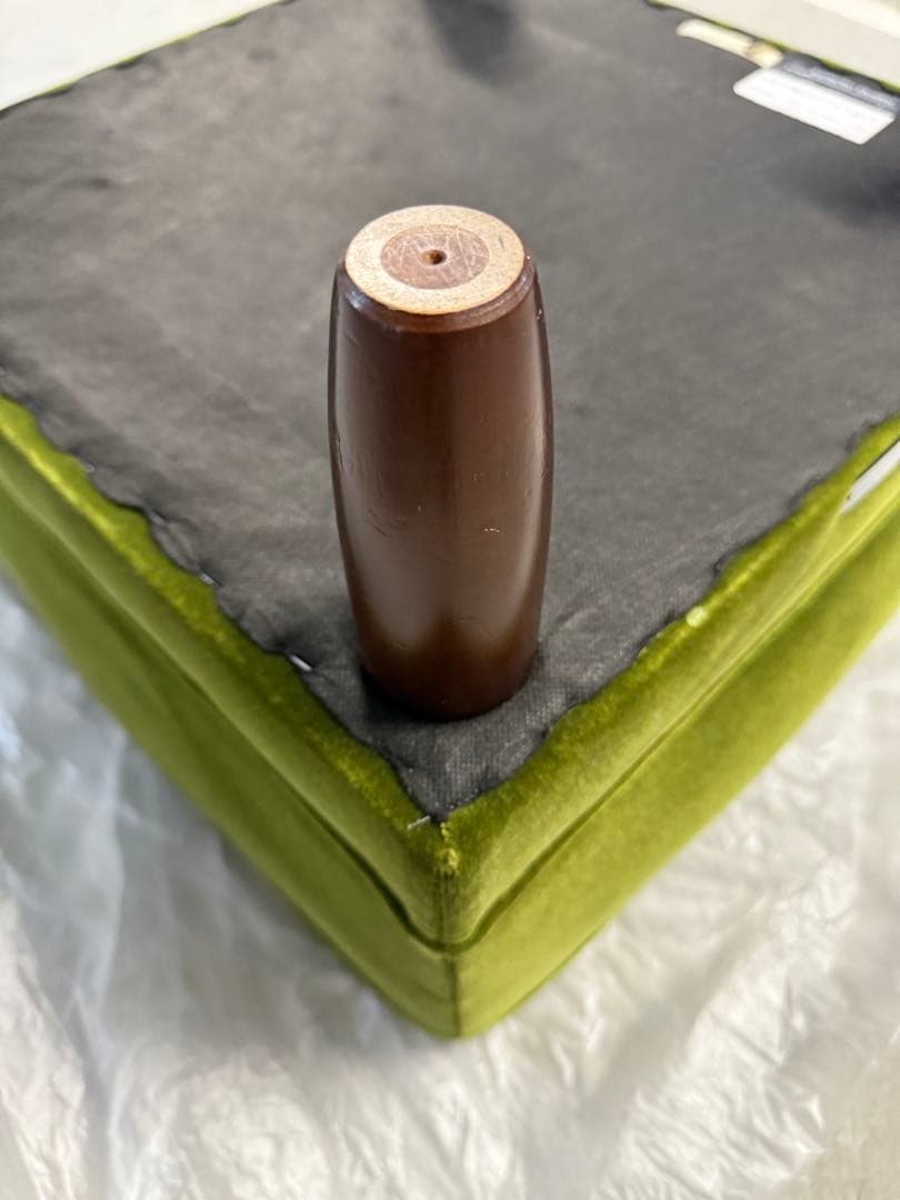 カリモク 60 オットマン karimoku モケットグリーン X36206