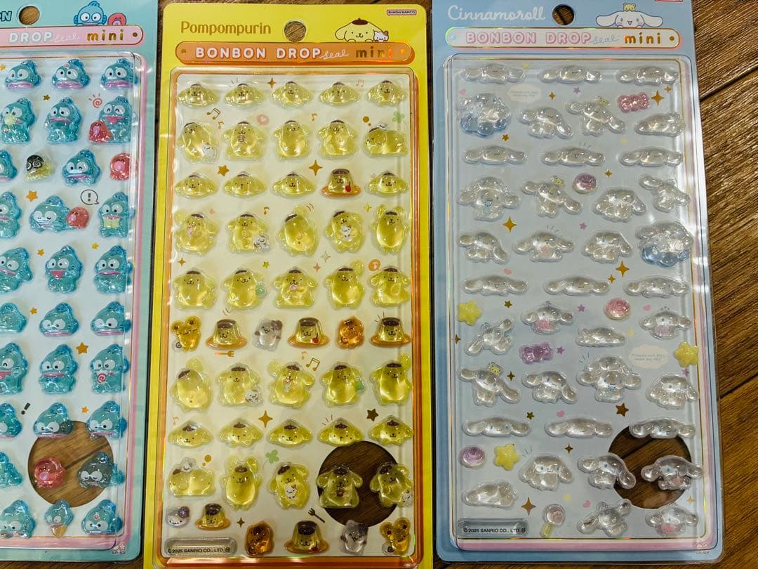 サンリオ BONBON DROP mini シールセット 全8種類　国内正規品
