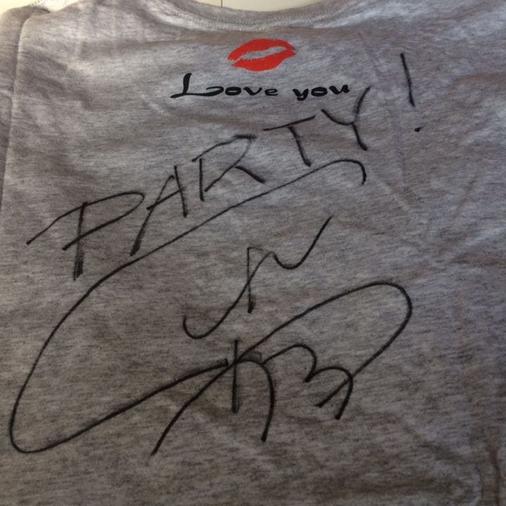 斉藤秀翼 サイン入りTシャツ 斉藤秀翼 サイン入りTシャツ