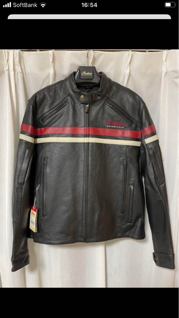 インディアンモーターサイクル　レザーフリーウェイジャケット　タグ付き未使用に近い 楽天市場】【送料無料】 Indian インディアン Sheep Skin W Riders