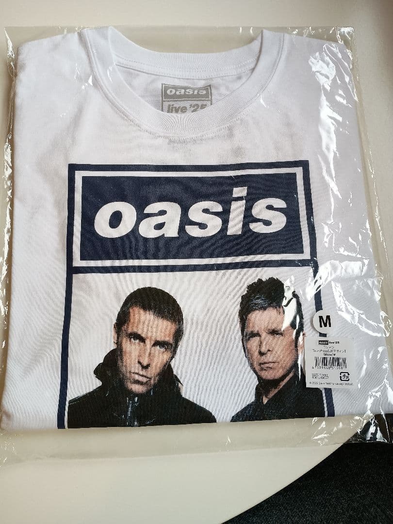 oasis　Tシャツ Oasis Unisex Ringer T-Shirt: 1996 Tour Horizontal Stripes Ringer