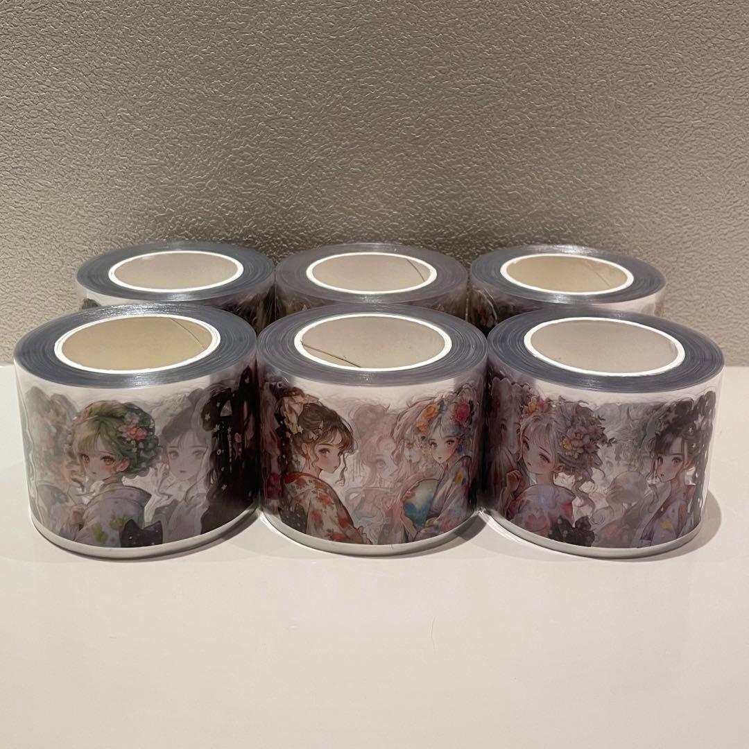 Kaguya Galaxy PETテープ6種 養生テープ NYANKO TAPE – ボリス雑貨店