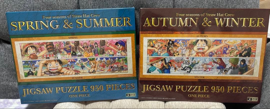 未開封　ONE PIECE 950ピース　パズル　２点セット ワンピース パズル セット 未開封 ONE PIECE 950ピース パズル 2点