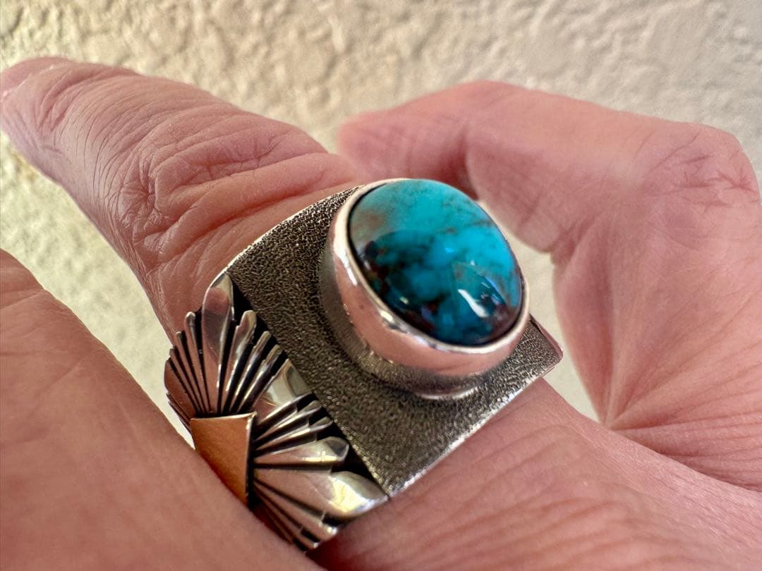 最終 パットベドニー リング 19号 スモーキービズビー 14K オーダー品 最終 パットベドニー リング 19号 スモーキービズビー 14K オーダー品