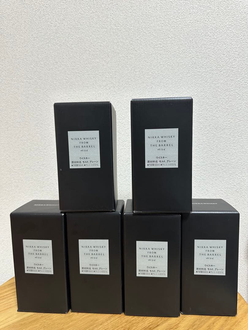 ★早い者勝ち★ フロムザバレル☆箱付き☆　ニッカ 500ml 6本セット Amazon.co.jp: [ギフト] ニッカ フロム・ザ・バレル 箱付き 51度 500ml