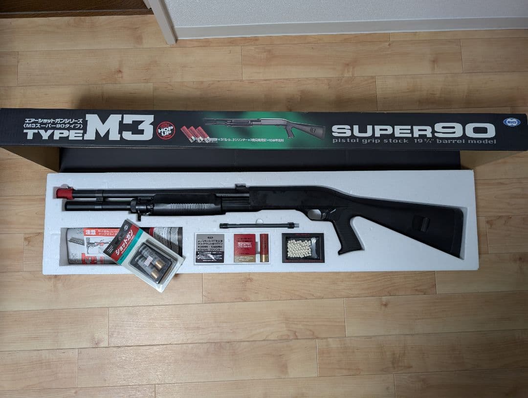 エアーショットガン M3スーパー90 別売マガジン付き