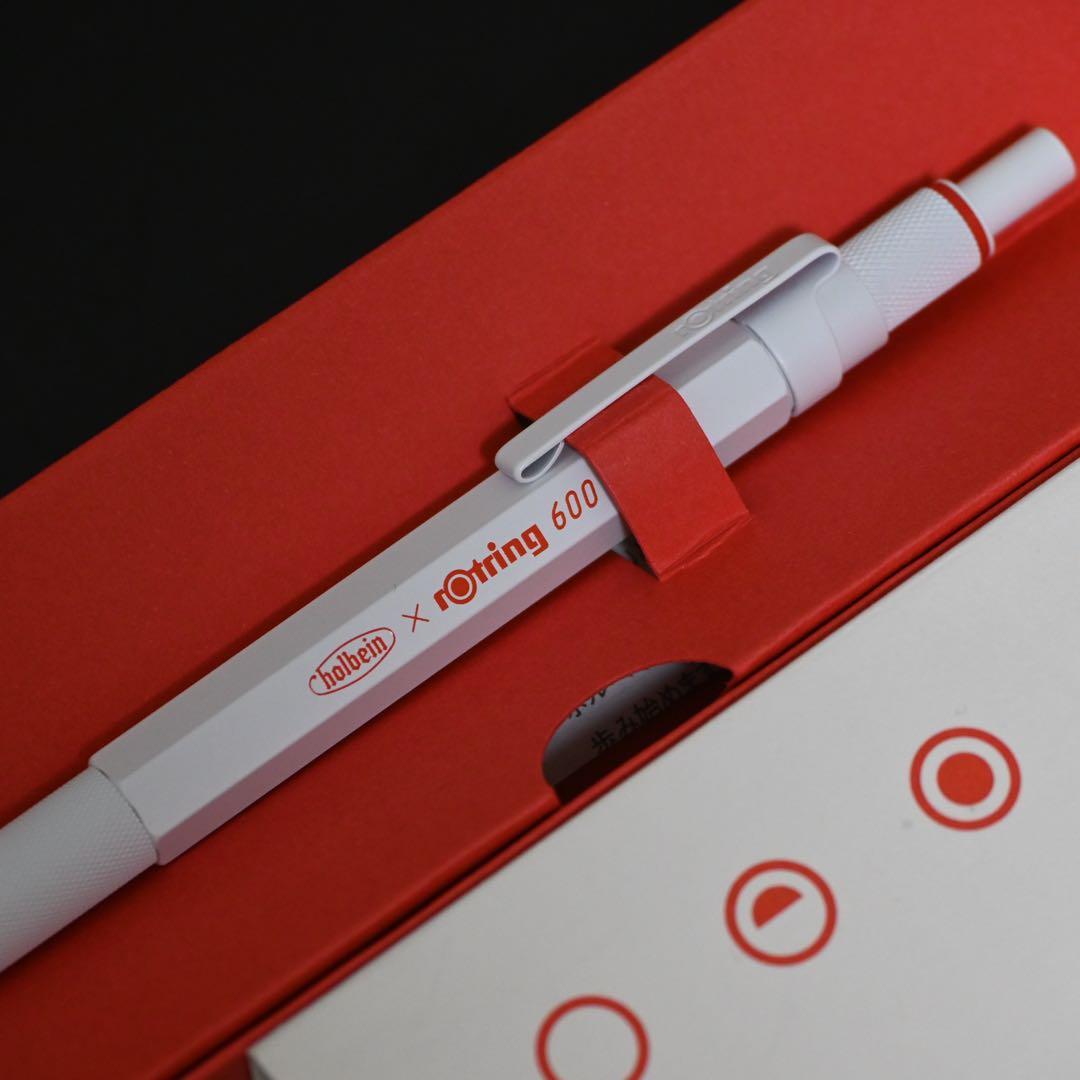 ロットリング　Rotring マルチペン　ホルベイン　ホワイト 再入荷】ホルベイン×ロットリング コラボ 600 3in1 「パーマネント