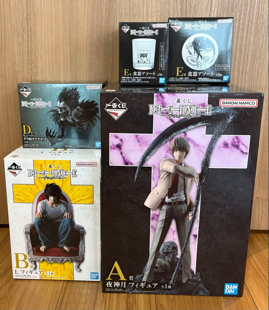一番くじ DEATH NOTE デスノート 一番くじ フィギュアセット 一番くじ DEATH NOTE デスノート 一番くじ フィギュアセット 一番くじ
