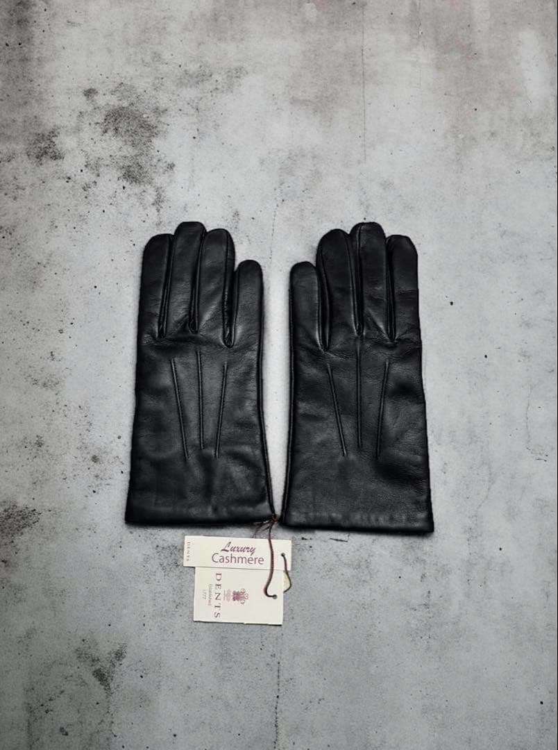 新品DENTSデンツ レザーグローブ 9 革手袋 カシミヤ den1113.jpg