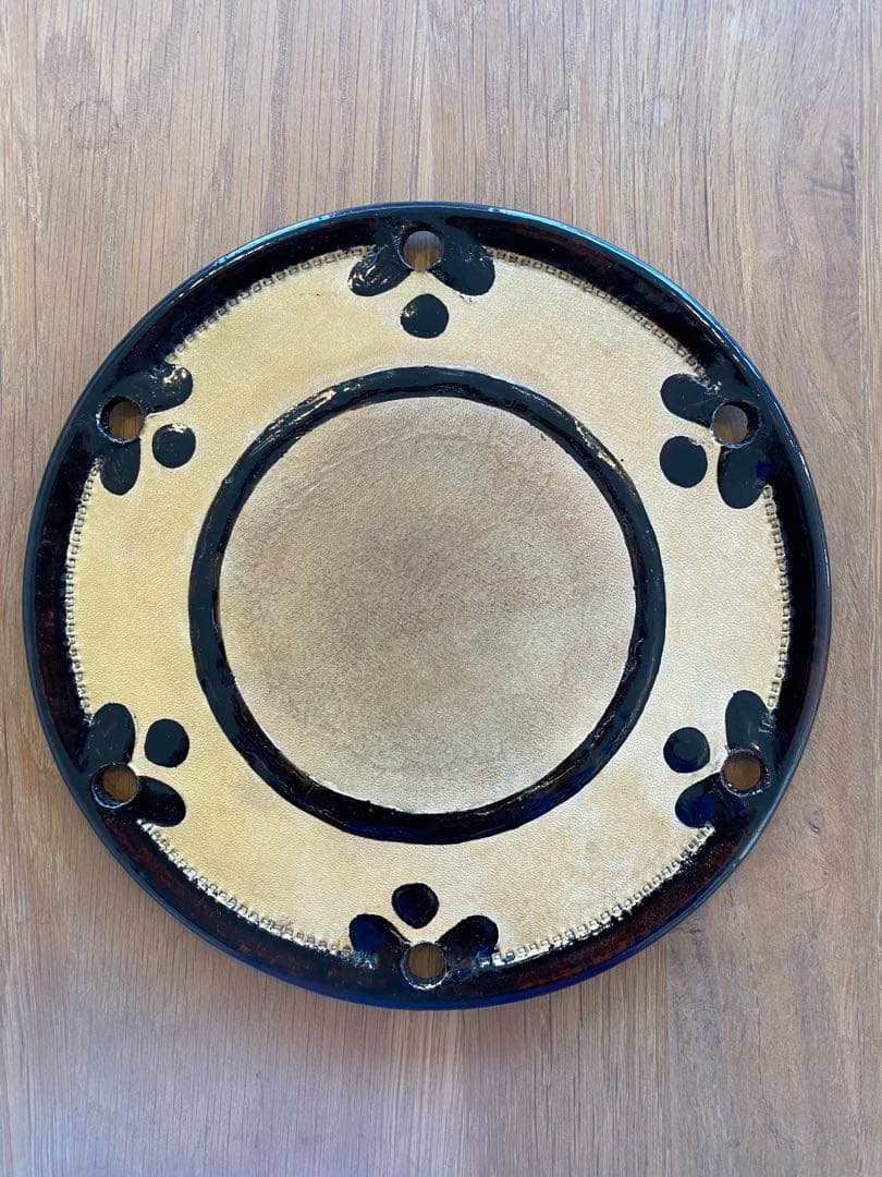 小鼓の革一枚③ 小鼓 古革 ③ 小鼓 古革 ③ 小鼓 革 1組(3) 小鼓 古革