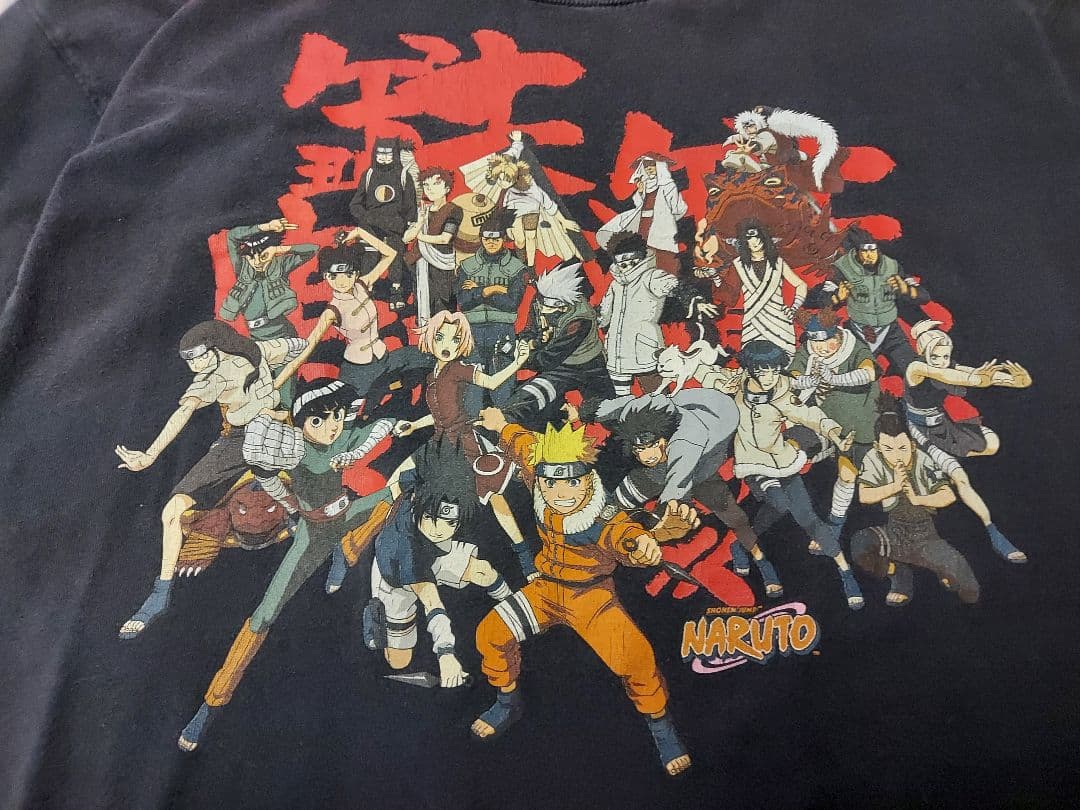 は*と様 00s NARUTO 全員集合 Tシャツ ナルト アニメ XL 海外 00s NARUTO 全員集合 Tシャツ ナルト アニメ XL 海外 公式タグ