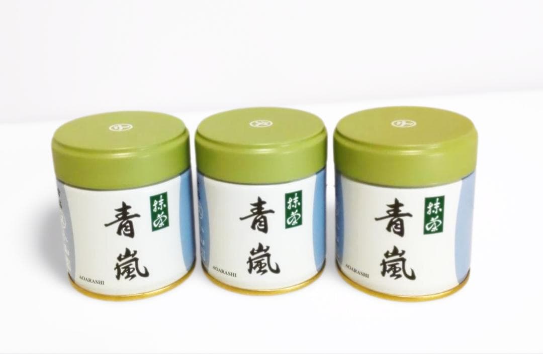 丸久小山園 抹茶 青嵐 40g 3缶セット